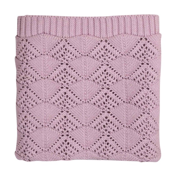 Babydecke, Vintage Mauve, gestrickt